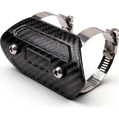 Bouclier Thermique Universel D’échappement Moto 110 X 60 Mm (1/5)