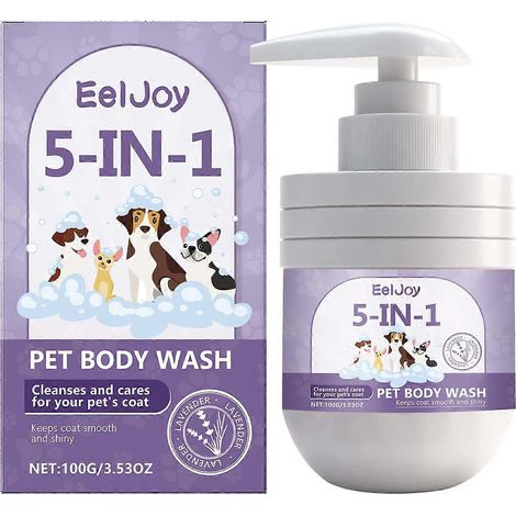 Lotion lavante multi-usages pour chiens, sans danger et non irritante, à base d'ingrédients naturels. (1/5)