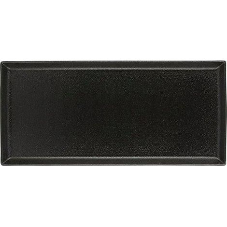 Revol EQUINOXE Assiette Rectangulaire Porcelaine Noire 32,5x15 cm (1/3)