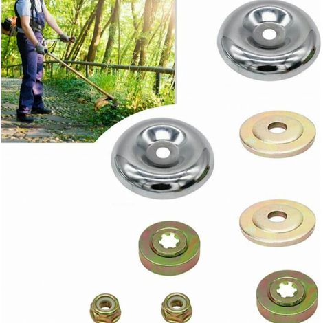 Accessoires universels pour tondeuses à gazon, comprenant têtes de coupe, lames, joints et housses de protection - 8 pièces (1/5)