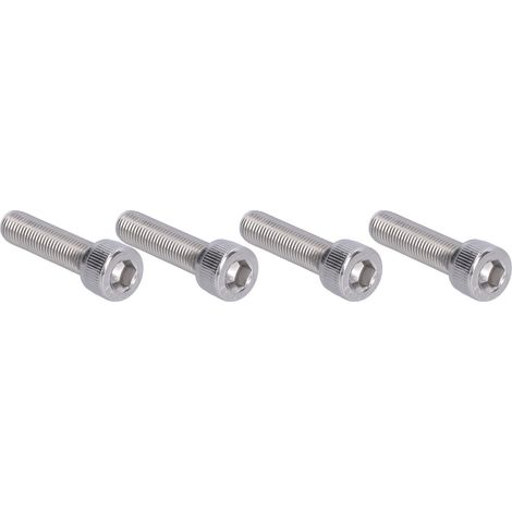 4 vis à tête hexagonale creuse en acier inoxydable A2, pas fin de 1,25 mm, M10x40 (1/5)