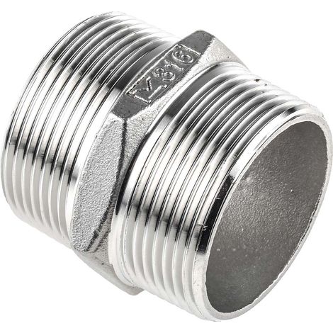 Mamelon hexagonal RS PRO, R 1-1/2" mâle ( Prix pour 1 ) (1/2)