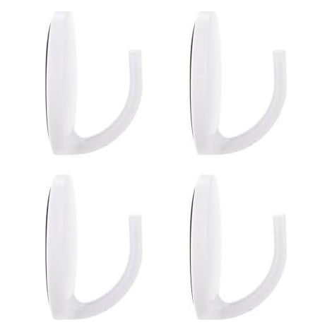 Lot de 4 Crochets Magnétiques Puissants pour Cuisine et Réfrigérateur 4.40 x 4.40 x 2.70 cm Installation sans Outils pour Suspendre Ustensiles (1/5)