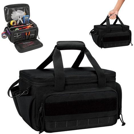 CCYKXA Small Tool Bag for Men, Tool Storage Organizer, Tool Carrying Case, Multifunctional Tactical Bag, Tool Pouch, Work Bag for Repairman, Electrician, Carpenter (1/5)