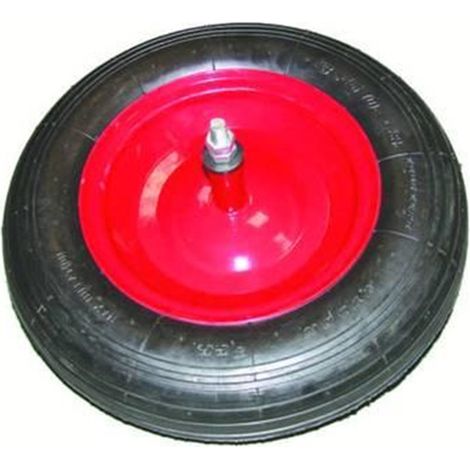 RUOTA PNEUMATICA PER CARRIOLE COMUNI PERNO MM.12X210 (1/2)