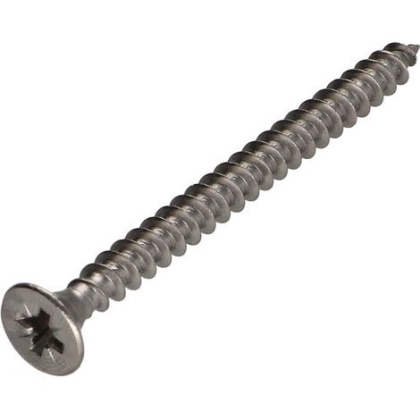 VBA Vis bois agglo Inox A2 Tête fraisée Pozi 4X60-1 pièce