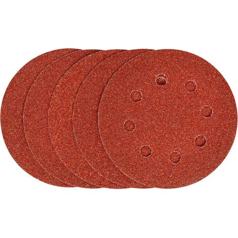 Disco abrasivo per levigatrici roto orbitali Ø 115 mm - Specifiche: gr. 60 (1/2)