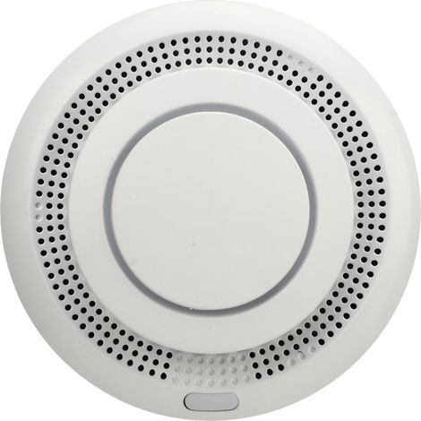 Détecteur de fumée Zigbee intelligent avec alarme sonore, capteur sans pile, pour maison connectée, sécurité incendie, avertissement précoce, compatible hub, sans batterie fournie (1/5)