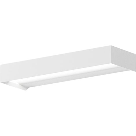 Lampada a Parete GAP550 Gealuce - Applique LED 10W Dimmerabile, 550lm, 3000K, Luce Diretta, IP20, Alluminio Bianco Opaco (1/3)