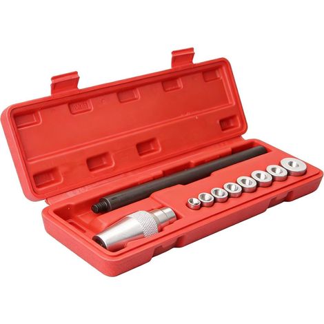 Kit d'outils d'alignement universels d'embrayage - 10 pièces - Outil de centrage robuste pour voitures, camions, tracteurs et quads - Alignement précis du disque d'embrayage - Outil spécial (1/5)