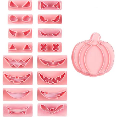 Halloween-Kürbis-Ausstecher, Mini-Törtchenformen für den Herbst, klassische Mini-Törtchenformen, Shepherd's Pie Set, Halloween-Gebäckpresse, Mini-Törtchenformen//.