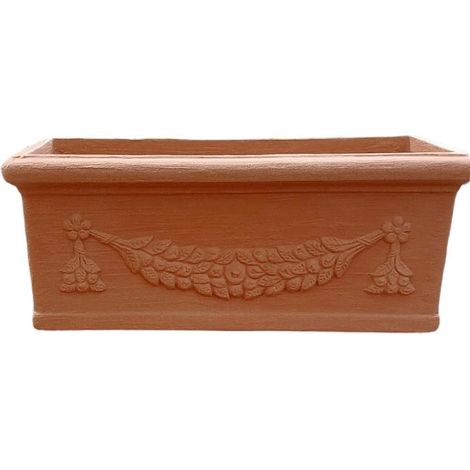 Vaso a cassetta Lazio in resina rotazionale Telcom - 60x28x24 cm (1/3)