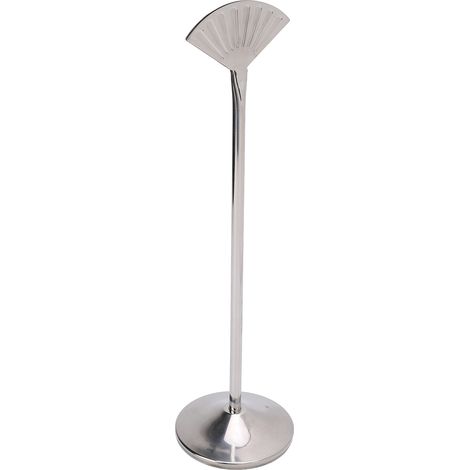 Support carte table inox support chiffre table pour photo panneau mariage réception bureau forme éventail (1/5)