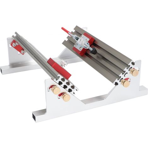 Schubladenpositionierer mit Klemme für Schubladen von 1/2 Zoll bis 16 Zoll, verstellbarer Positionierungsclip aus Aluminiumlegierung für Kreissägen (1/5)