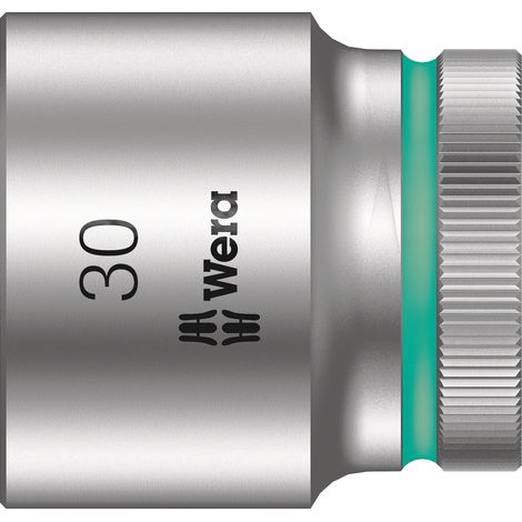 WERA 05003616001 LLAVE DE VASO CON ARRASTRE, PLATA, 1/2'', 30 MM
