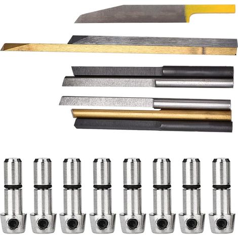 Ensemble de 8 outils de gravure et de découpe pour bijoux en métal (1/5)