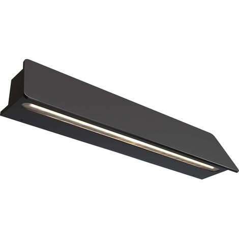 Maytoni Trupp Lampada da parete per esterni da 40 cm, grafite 3000K 550lm IP54 (1/5)