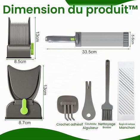 Trancheuse Saucisson - Trancheuse Manuelle - Guillotine Saucisson IngréDients de RagoûT, Brochettes de Barbecue Et Cuisine Quotidienne