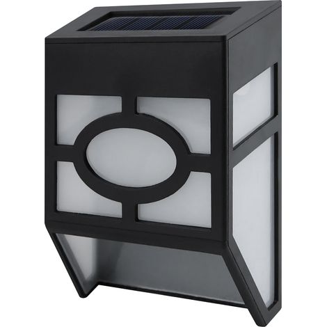 Aplique LED Solar Guía Crepuscular 1W 2 Unidades Cálida Matel (1/2)