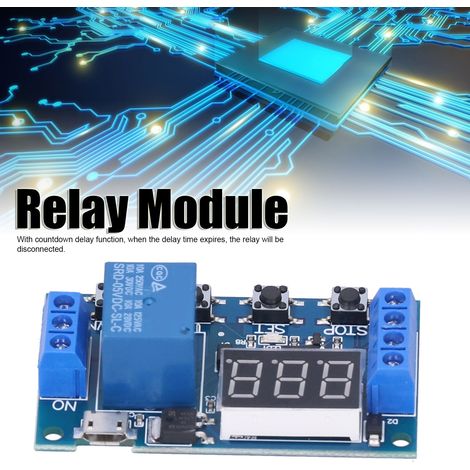 Module relais 12V à déclenchement temporisé externe (1/5)