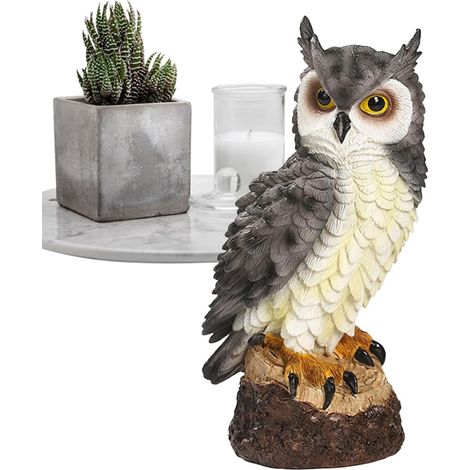 Figurine de Chouette - Décoration Extérieure de Chouette - Statue (1/5)