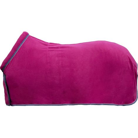 Coperta in pile con taglio del collo imbottito extra modello Extra: 115 cm, bordeaux 3296