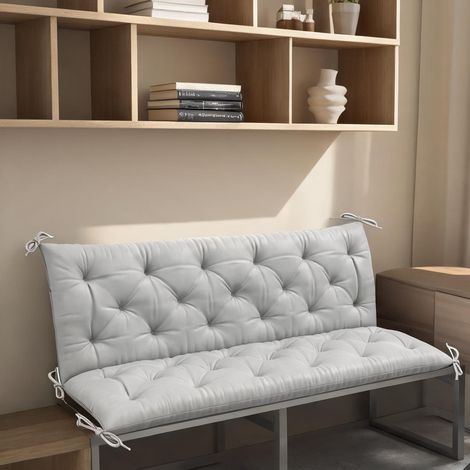Coussin de banc 3 places 150 x 98 x 8 cm en polyester et mousse (1/5)