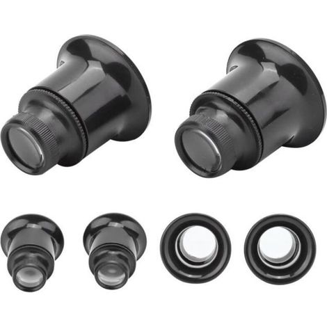 Outils d 2pcs Loupe 20X pour réparation de montre-loupe horloger (1/3)