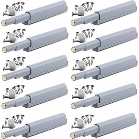 Appuyez pour ouvrir magnétique loquets Fermetures magnétiques push-open ouvre et ferme la porte avec une simple pression (10 pièces) (1/5)