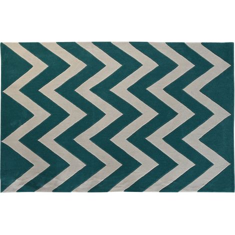 Alfombra Poliester 120X180X2 1800 Gsm Zigzag TX204772 (1/4)