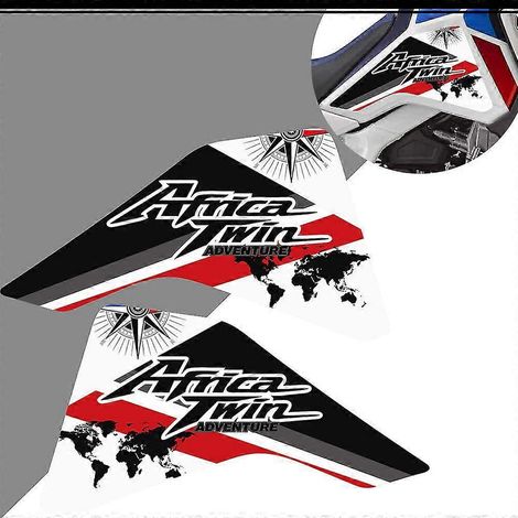 Protections latérales de réservoir pour Honda CRF1100/CRF 1100 L Adventure Adv (2019-2021) - Kit d'autocollants et de protections pour visière - 2018 (1/5)
