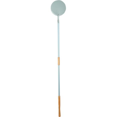 Pala di acciaio inox con manico in legno cm 19 per pizza pane forno e cucina