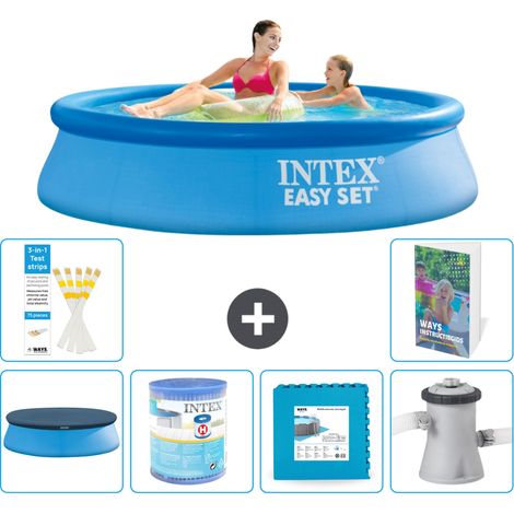Easy Set Pool Rund - 244x61 cm - 7-teilig S146
