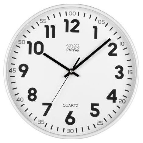 Lowell Orologio da Parete 30cm in Abs Bianco