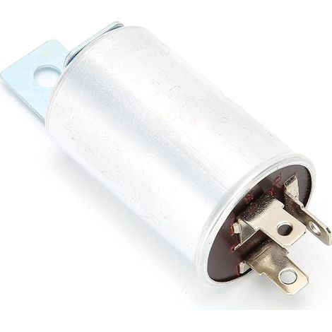 Centrale Clignotant 12V 3 Broches, Relais Clignotant Universelle Tracteur Unité de Clignotant, Relais de Clignotant de Voiture pour Relais de Clignotant d'unité de Clignotant Indépendant (1/5)