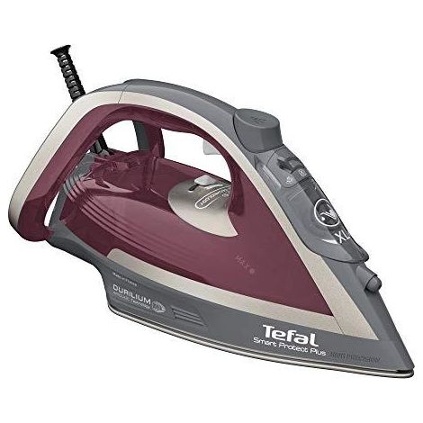 Tefal Smart Protect Plus plancha roja y gris