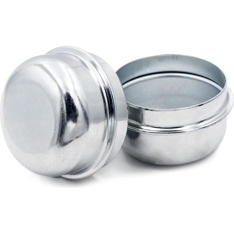 2 caches de roue de 50 mm, caches de moyeu pour 50 mm, couverture convexe pour remorques/camions/petites fourgonnettes (1/5)