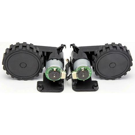 Roue droite et roue gauche pour aspirateur robot MAMNV ZCWA GTTVO BR151 / BR150 - Pièces détachées - Roues à commande électronique (1/5)