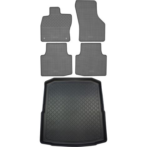 Skoda Superb III 3V Berlina (4 porte) dal 05.2015 SET - tappetini in gomma per auto + tappetino per bagagliaio (1/5)