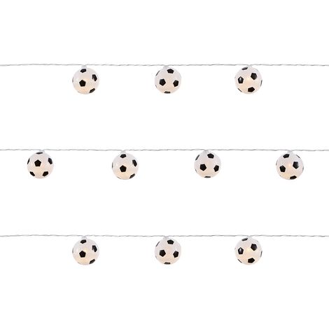 Litecraft Glow Football String Lights Integrated LED Fittings - Black, White (1/5)