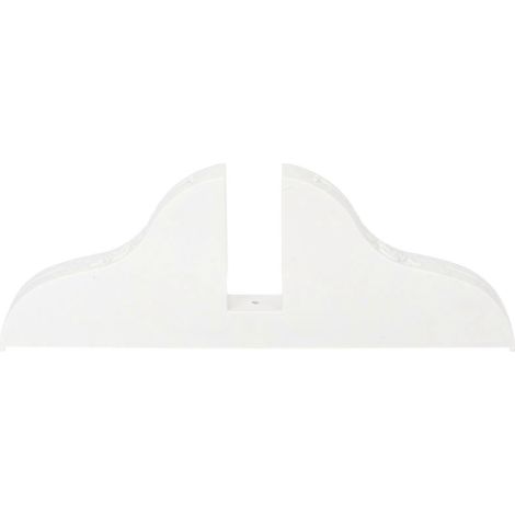 Pieds de support pour paravent de séparation, support de cloison, base de séparation-30X11CM-White
