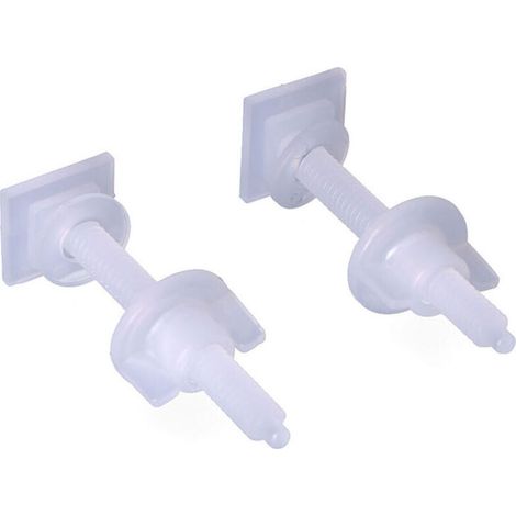 Lot de vis abattant WC – Vis universelles 9 cm – Installation facile – Compatible avec toilettes standards