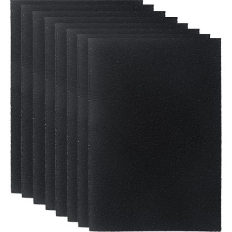 8er-Pack Aktivkohlefilter für Katzenstreu, Ersatzfilter zur Geruchskontrolle Pureness F6 Zeloite, schwarz (1/5)