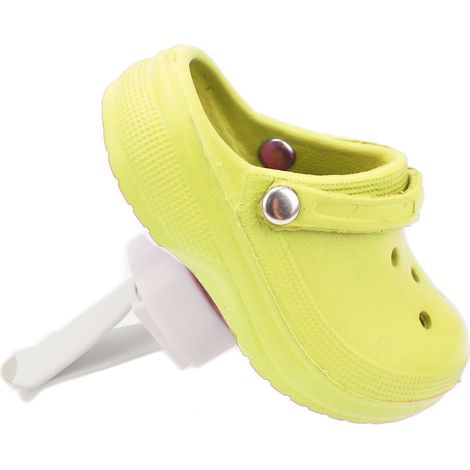 Mini Chaussure Parfum Voiture - Décor Amusant pour Intérieur Auto Jaune (1/5)