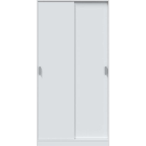 Armario ropero puertas correderas blanco. 200cm(alto). 100cm(ancho). 50cm(fondo).