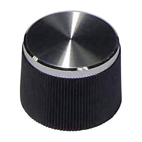 BOUTON ROTATIF NOIR (Ø X H) 21 MM X 15 MM 1 PCS. TRU COMPONENTS 718076 (1/3)