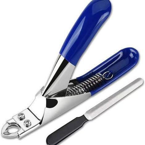 Cortaúñas azul para perros (1 unidad) - Aseo para mascotas, tijeras para uñas, patas y dedos - Cortaúñas para perros (1/5)