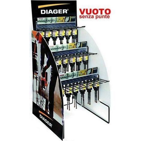 Diager Expo Punte Booster Sds-Plus 180 Posti Vuoto