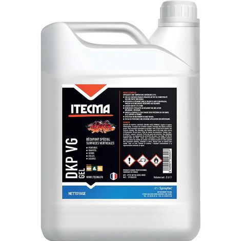 Décapant sous forme de gel pour les peintures et graffitis Dkp Vg G bidon de 5 litres - ITW SPRAYTEC ITECMA