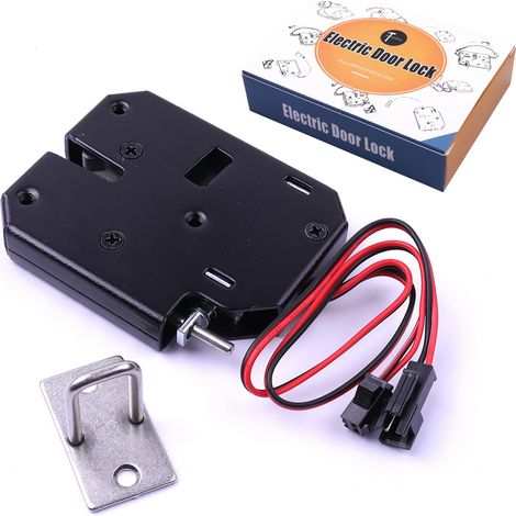 verrou électrique pour porte d'armoire à dossiers 12 V CC 2 A 73 mm x 59,5 mm x 13 mm (1/5)